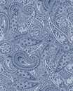 Paisley seamless dazzling lace pattern Royalty Free Stock Photo