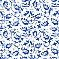 Paisley seamless Floral colour design pattern