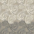 Paisley seamless lace pattern