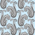 Paisley seamless pattern