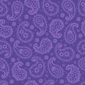 Paisley seamless pattern. India and eastern cultural textile background with paisley vector pictures