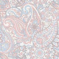 Paisley seamless pattern. Vector illustration in asian textile style. Royalty Free Stock Photo