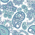 Paisley seamless pattern. Vintage floral backgroundÃÅ½ Royalty Free Stock Photo