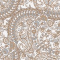 Paisley Seamless vintage vector background