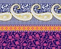 Paisley traditional border