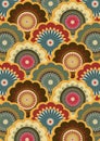 Paisley vector pattern Indian art of painting