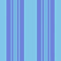 Paisley vertical lines fabric, sixties textile seamless background. Fashioned vector texture pattern stripe in cyan and indigo