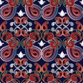 Paisleys seamless pattern.