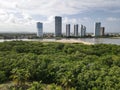 Paiva beach landscape, located in Cabo de Santo Agostinho, Pernambuco, Brazil - 02 17 2022