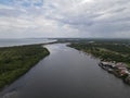 Paiva beach landscape, located in Cabo de Santo Agostinho, Pernambuco, Brazil - 02 17 2022