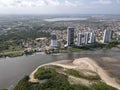 Paiva beach landscape, located in Cabo de Santo Agostinho, Pernambuco, Brazil - 02 17 2022