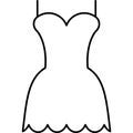 Pajama, Clothing line icon. Dress, vector illustrations