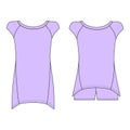 pajamas jersey. shorts and top. clothes. Women`s homewear.