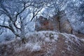 Zamrznutá zrúcanina hradu Pajštún v Borinke, Slovensko