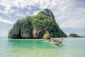 Pak Bia island near the Koh hong Hong island Krabi, Thailand. Royalty Free Stock Photo