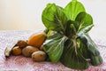 Pak Choi White Potatoes Plums And Other Foods