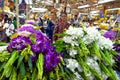 Pak Khlong Talad flower market in Bangkok