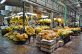 Pak Khlong Talad flower market in Bangkok Royalty Free Stock Photo