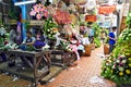 Pak Khlong Talad flower market in Bangkok