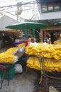 Pak Klong Talad in Bangkok Royalty Free Stock Photo