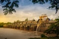 The Pak Mun Dam, a barrage dam and run-of-the-river hydroelectric plant of the Mun river in Ubon Ratchathani Province, Thailand.