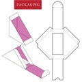 Pakaging design for food.Vector Illustration of Box.Package Template.