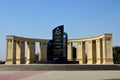Pakistan Air Force Martyrs Monument honoring dead Pakistani airmen at PAF Museum Karachi Pakistan