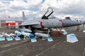 Pakistan Air Force PAC JF-17 Thunder fighter jet aircraft on static display at the Paris Air Show. France - June 20, 2019