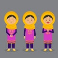 Pakistan Character with Various Expression