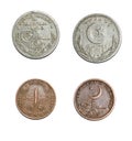 Pakistan Coins Royalty Free Stock Photo