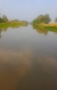 Pakistan: An early morning view of the canal at Head Nanoana Panj Pulah Royalty Free Stock Photo