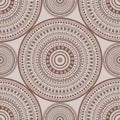 Medallion mandala geometric tiles seamless pattern