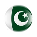 Pakistan flag icon in the