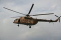 Pakistan Helicopter Visit Royalty Free Stock Photo
