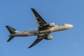 Pakistan International Airways Boeing 777 departing London Heathrow Airport