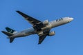 Pakistan International Airways Boeing 777 departing London Heathrow Airport