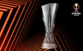 UEFA Europa League match view of the official Trophy