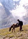 Pakistan mountainside Royalty Free Stock Photo