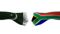 pakistan vs South Africa hand flag cricket match