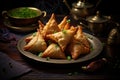 Pakistani Indian snack samosa