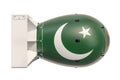 Pakistani nuclear weapon concept, 3D rendering Royalty Free Stock Photo