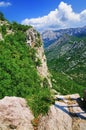 Rock Formations in Paklenica, Croatia Royalty Free Stock Photo