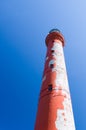 Pakri lighthouse against blue sky, Paldiski Royalty Free Stock Photo