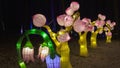 Lantern Sculptures Bring Touch Of Wonderland, a World of Illusions and Magic, Millions of Bulbs in Several Huge Silk Sculptures Ch