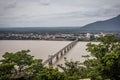 Pakse Bridge in Champasak, Laos. Royalty Free Stock Photo