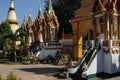 Pakse: Graves at Buddhist College `Champasak`