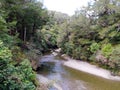 Fords of Isen/Pakuratahi River Royalty Free Stock Photo