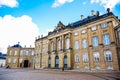 The palace of Amalienborg, Copenhagen, Denmark Royalty Free Stock Photo