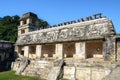 The Palace, ancient Mayan city of Palenque, Mexico Royalty Free Stock Photo