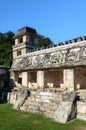 The Palace, ancient Mayan city of Palenque, Mexico Royalty Free Stock Photo